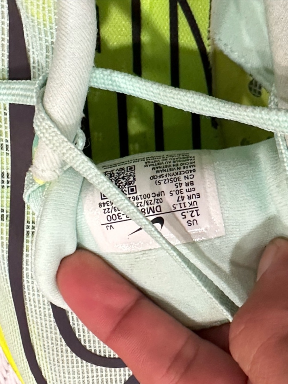 Nike Zoom Fly 5 Mint Foam Ghost Green Running Shoes Men’s Size 12.5 - Picture 5 of 6